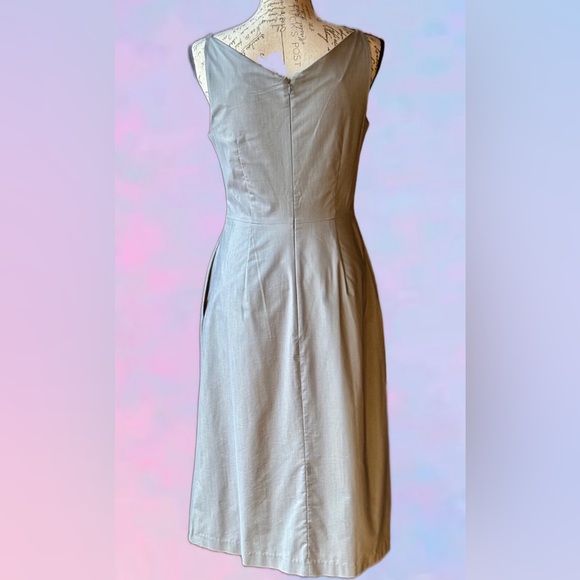 Express Cotton Blend Sleeveless Dress, A-Line, Cinched Bodice, Like New (8) - Picture 3 of 11